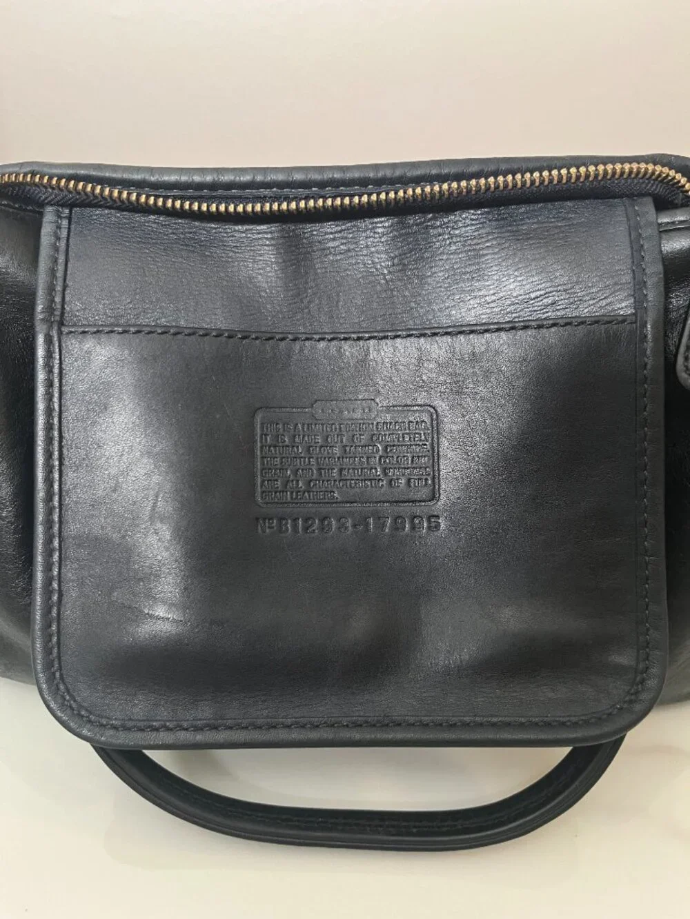 Coach Madison Satchel Limited Edition 17995 Black Leather Bowler Doctor Bag - Picture 12 of 13